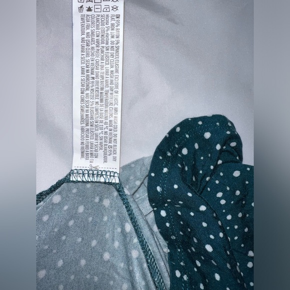 Forever 21 Babydoll Teal Mini Summer Dress - Picture 3 of 6